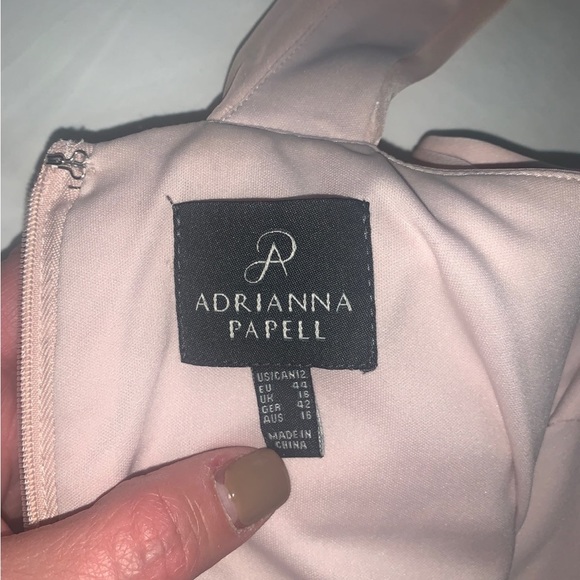 Adrianna Papell Elegant Chiffon Tiers Dress - Picture 5 of 6